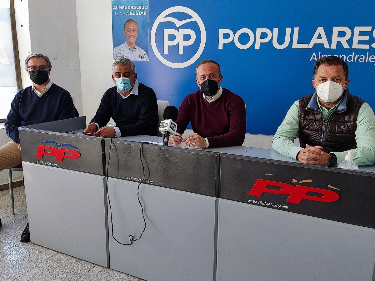 El PP denuncia el incumplimiento de los proyectos del acuerdo de presupuestos