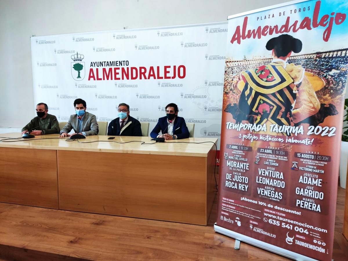 Núñez del Cuvillo alaba el cartel taurino del 2 de abril en Almendralejo