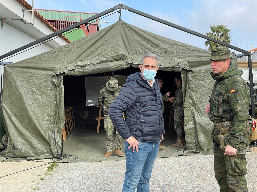 80 militares realizan ejercicios tácticos en Almendralejo durante tres días