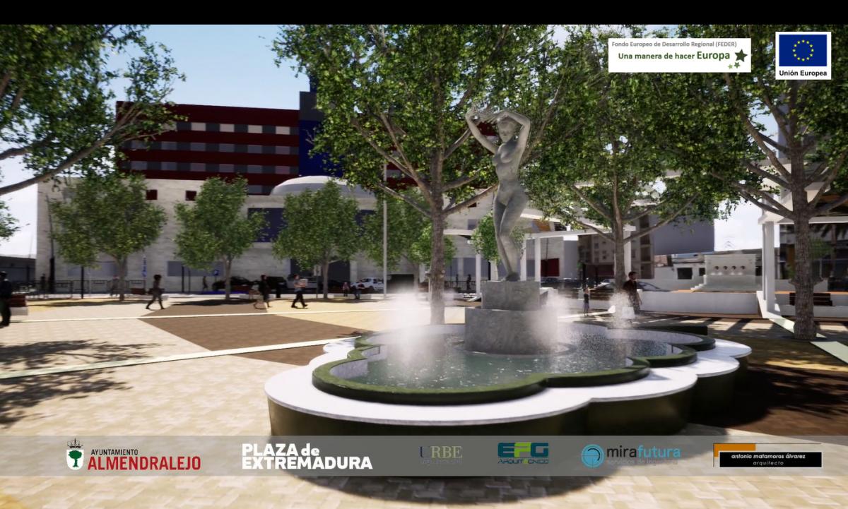 Presentan seis ofertas a la licitación para la remodelación de la plaza de Extremadura