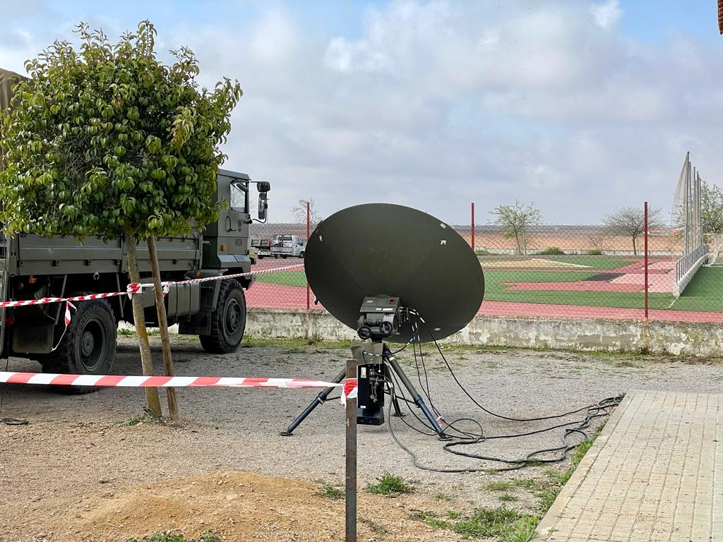 80 militares realizan ejercicios tácticos en Almendralejo durante tres días