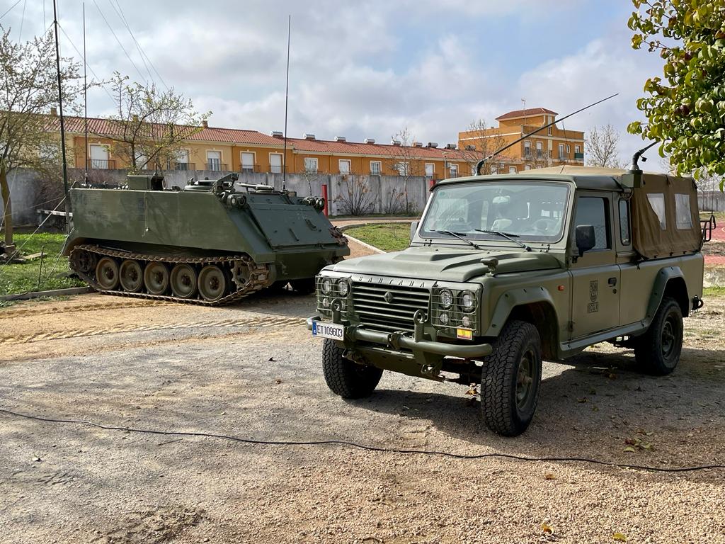 80 militares realizan ejercicios tácticos en Almendralejo durante tres días