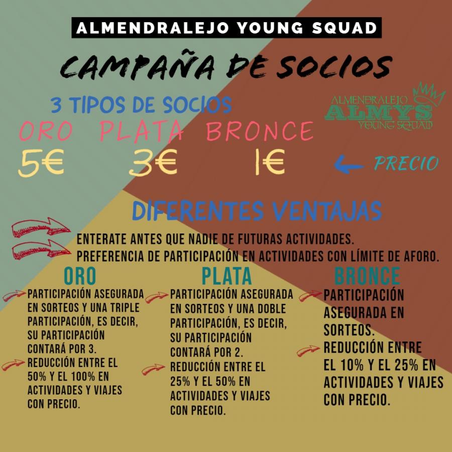 ‘Almendralejo Young Squad’ inicia una campaña para captar nuevos socios 