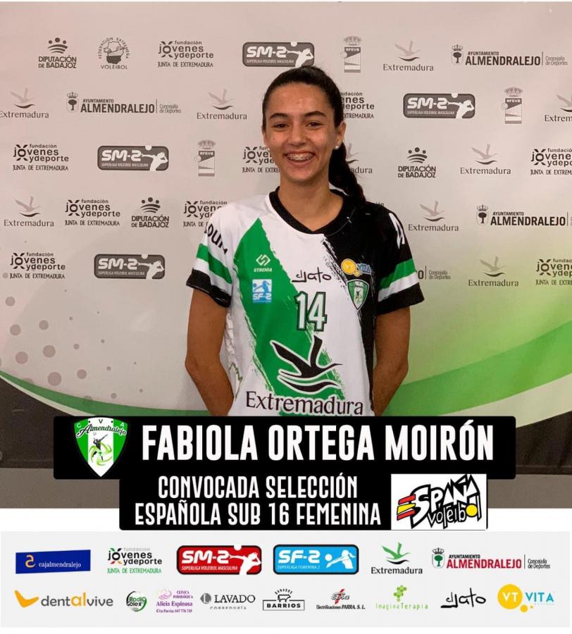 Fabiola Ortega Morión es convocada por la selección española de voleibol sub16