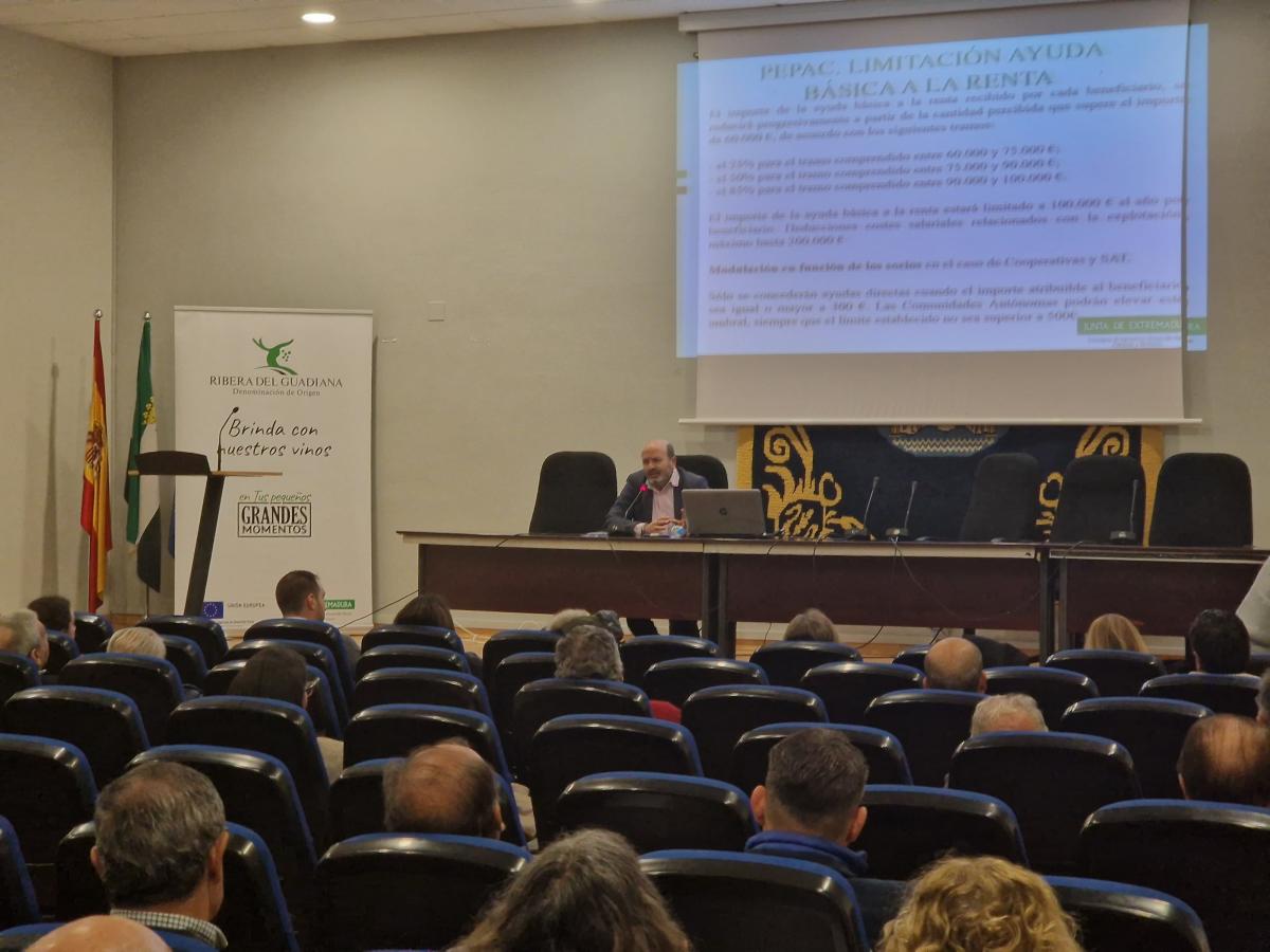 La DO Ribera del Guadiana impulsa unas jornadas con las novedades de la PAC