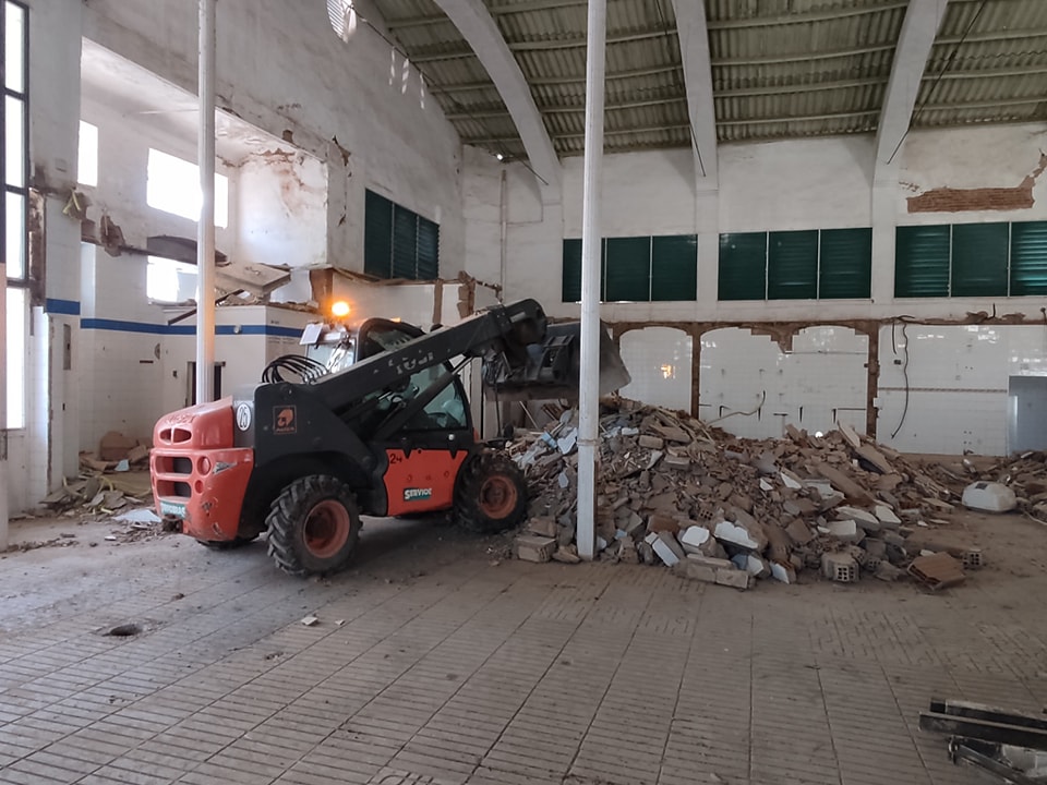 Comienzan las obras de reforma de la antigua plaza del Mercado