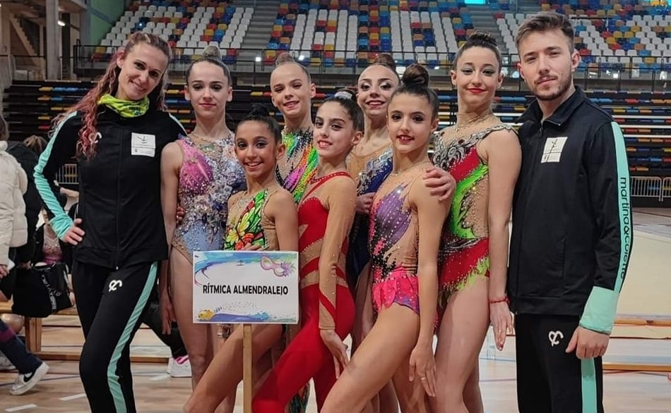 Dos oros y un bronce para el Gimnástico Almendralejo