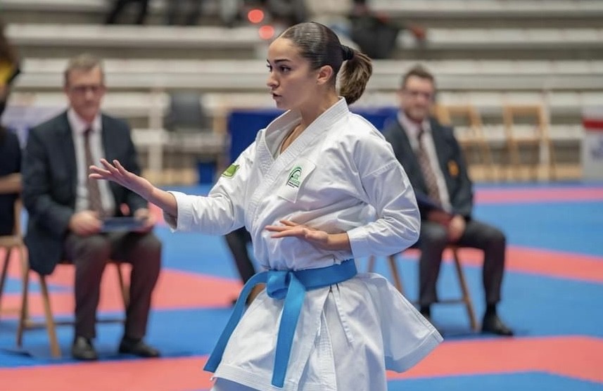 La karateca Paola García Lozano compite en A Coruña